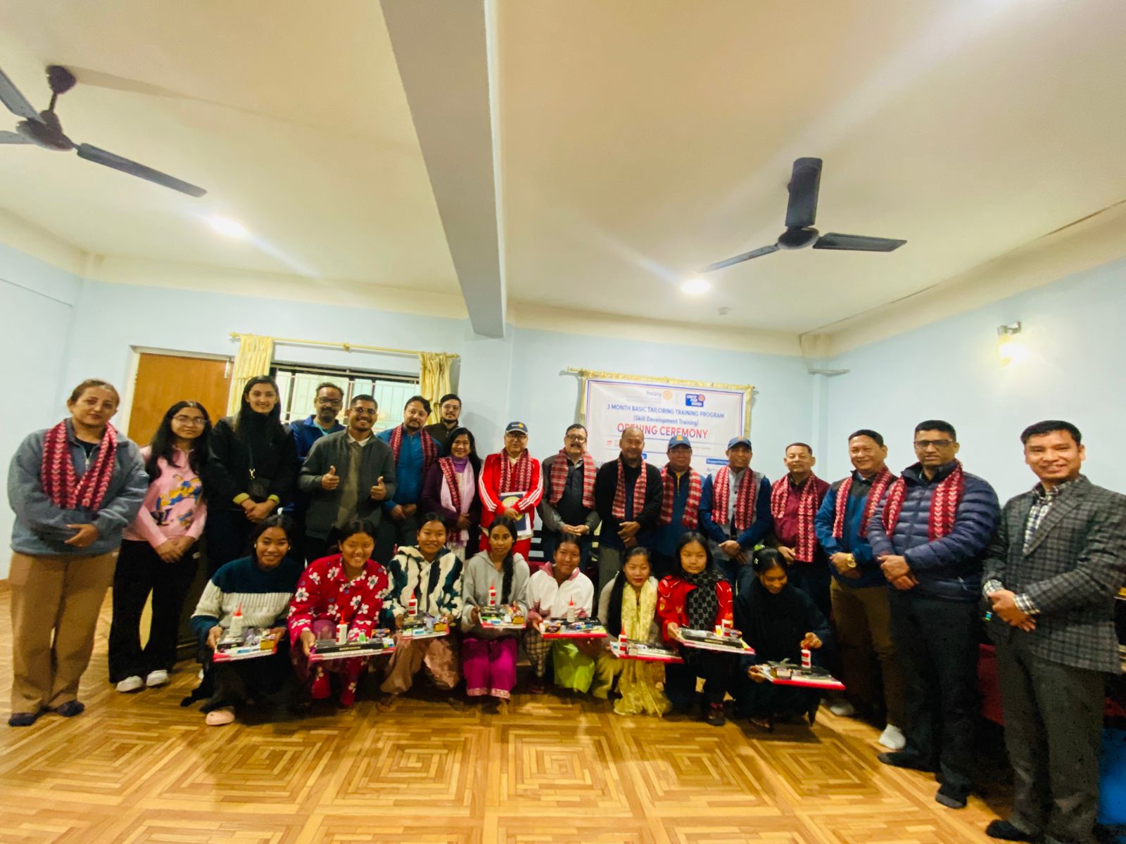 Rotary start 3-month tailoring training