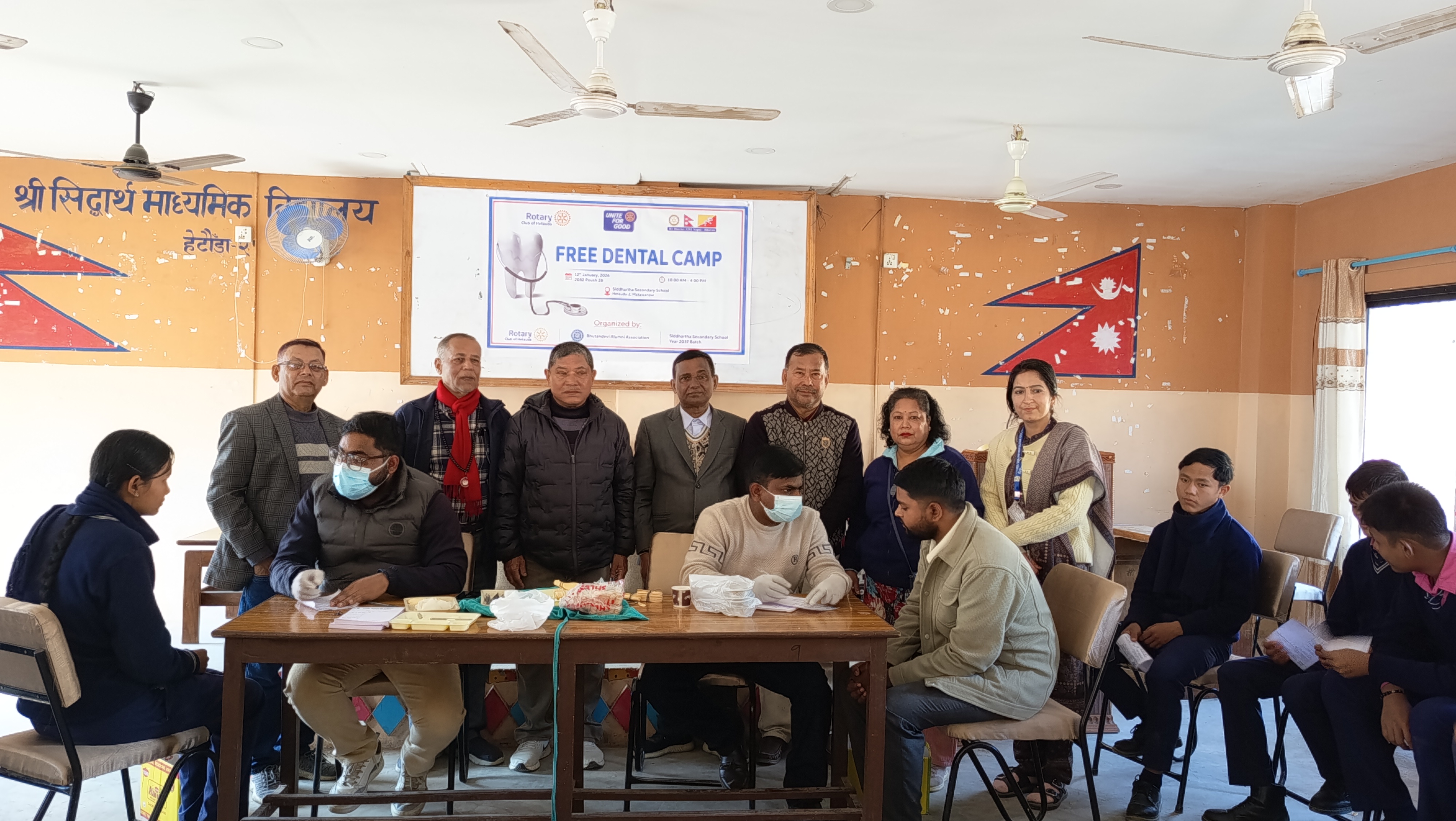 Free dental check-up camp