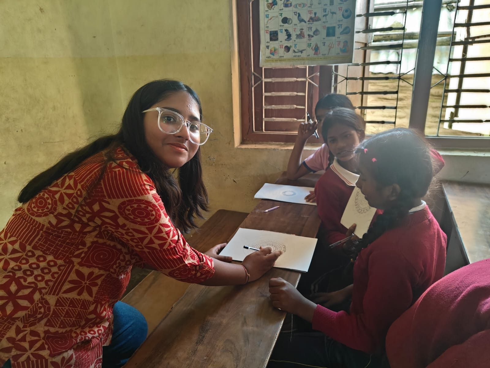 Art and Craft Classes at Shree Adharbhut Vidhyalaya