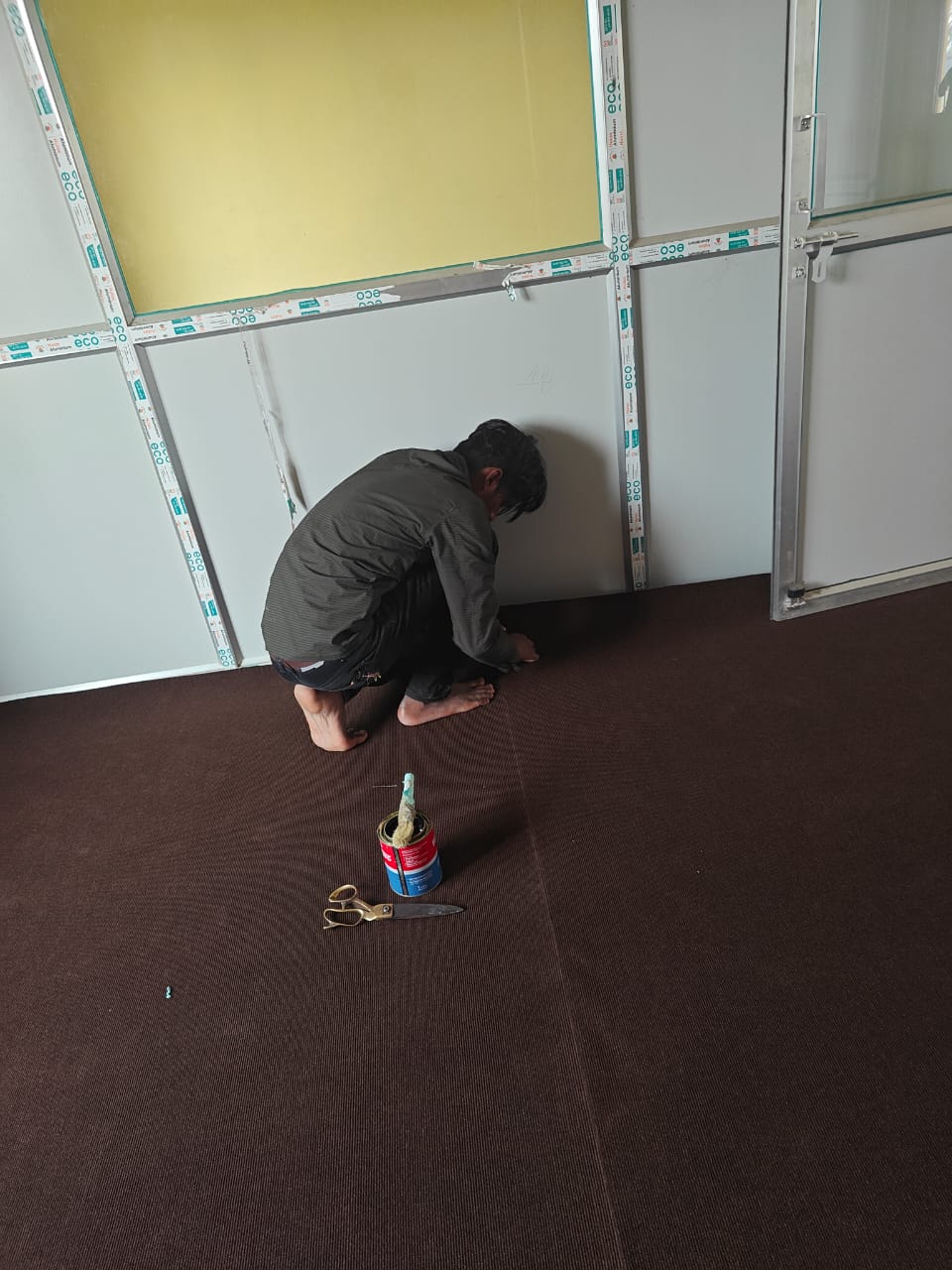 Carpeting two ClassRooms