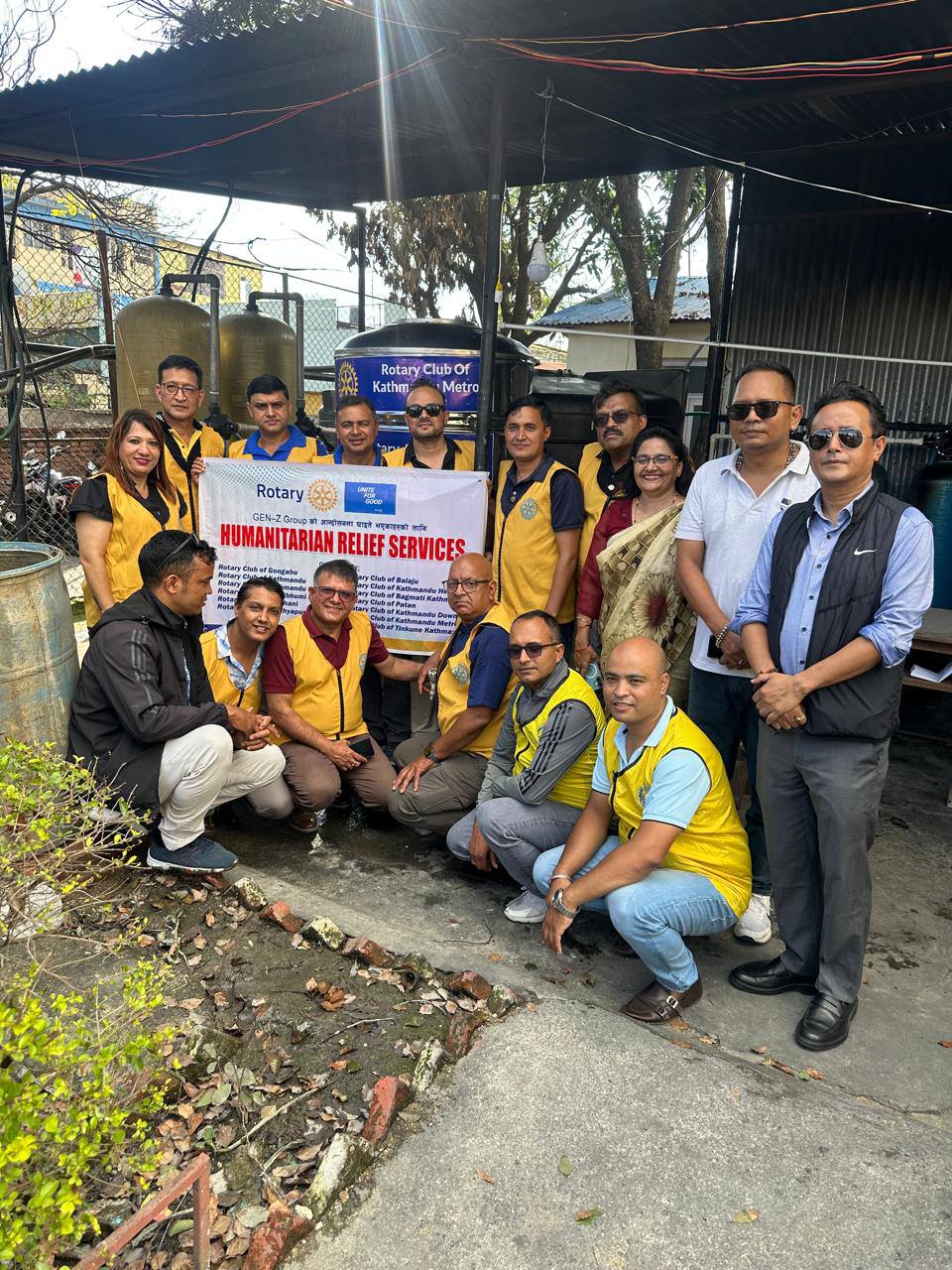 Restoration of drinking water treatment plant at Upatyaka Traffic Police Station, Baggikhana
