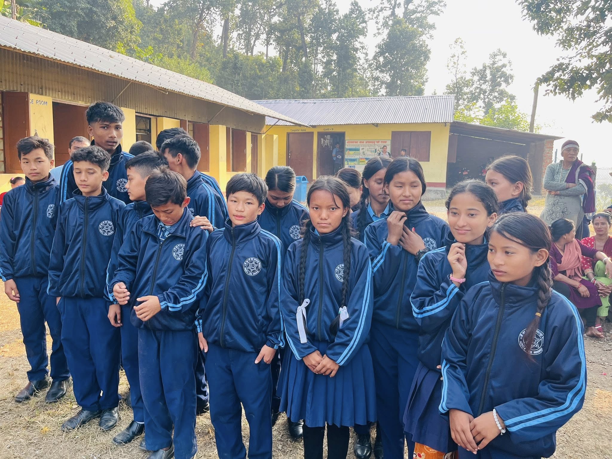 School uniforms distributed to students