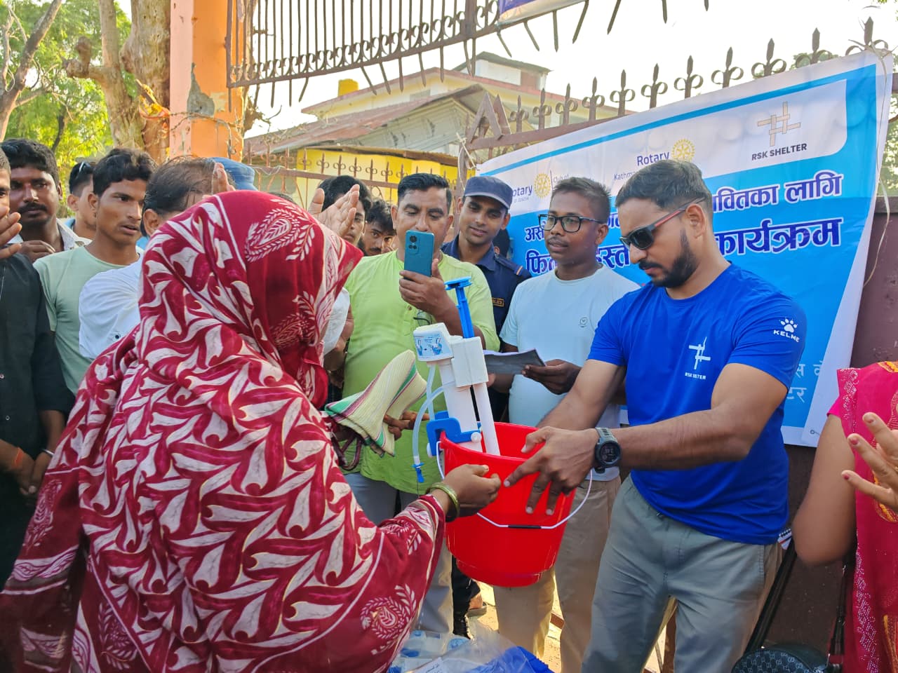 Emergency Water Filter Distribution in Flood-Affected Dewangunj, Sunsari