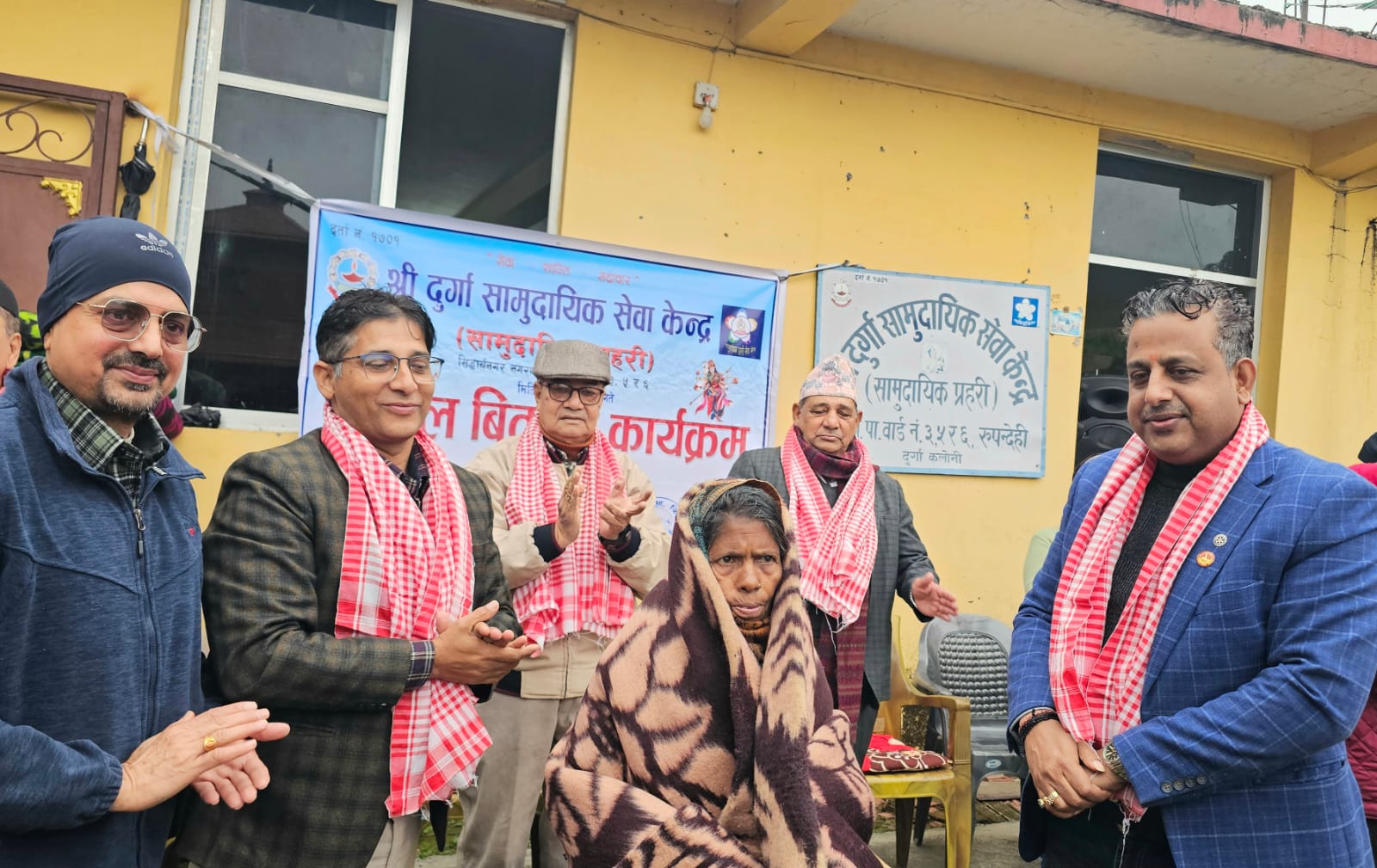 RC. Bhairahawa Distributes Blankets to the Needy People in Bhairahawa.