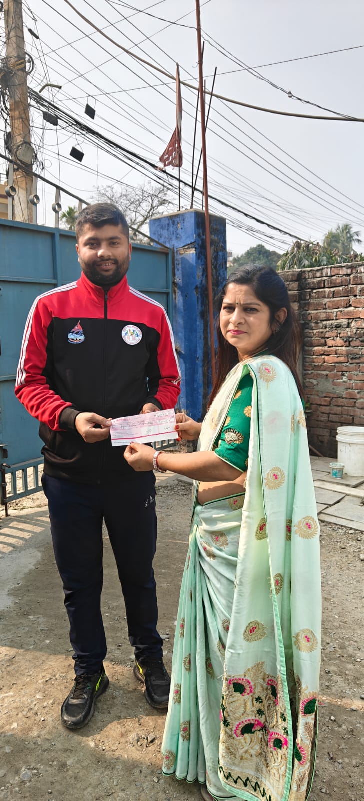 financial assistance to Deaf and dumb cricket player