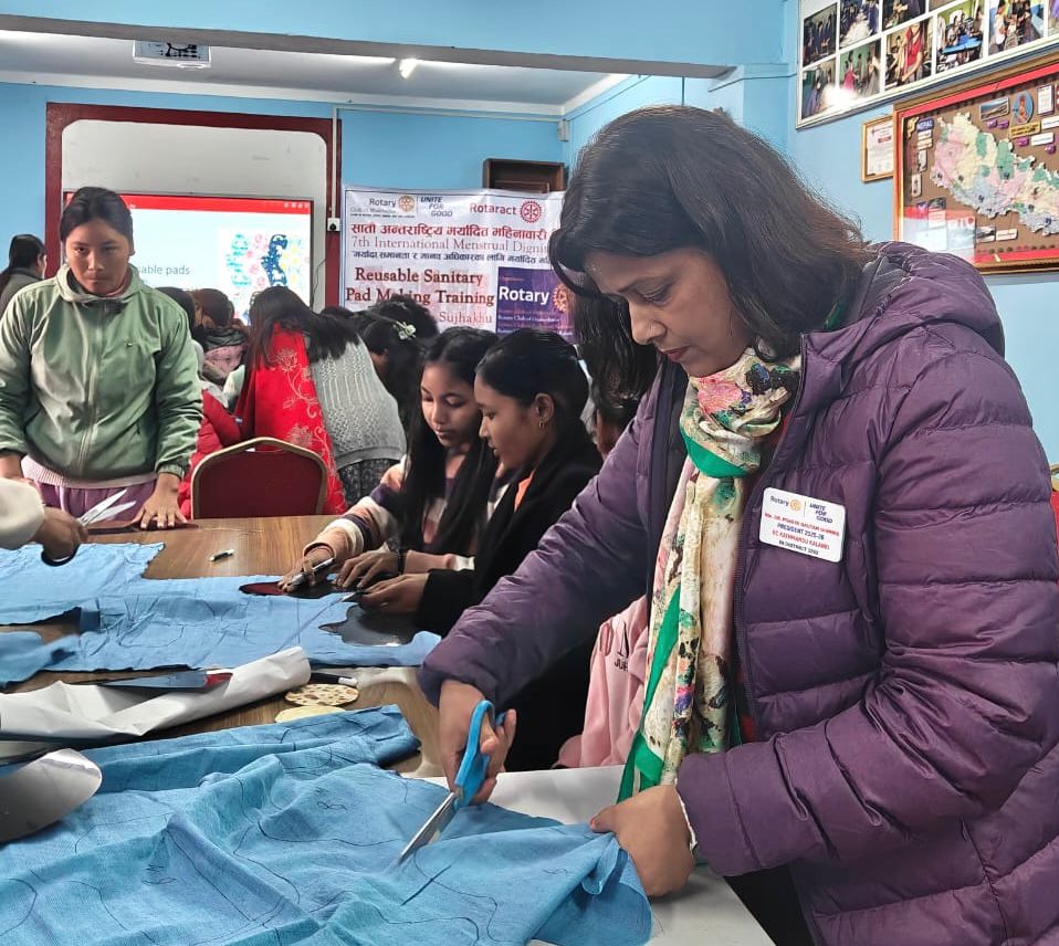 Reuseable Pad Making Training