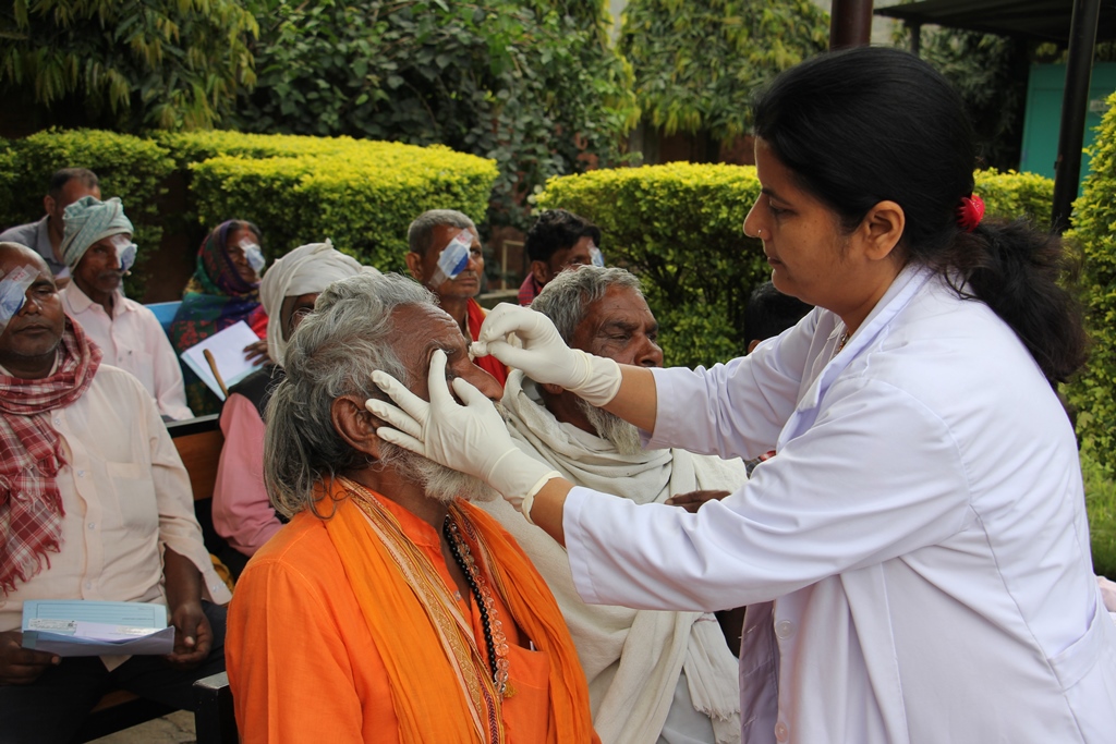 Cataract surgery of 56 patients completed