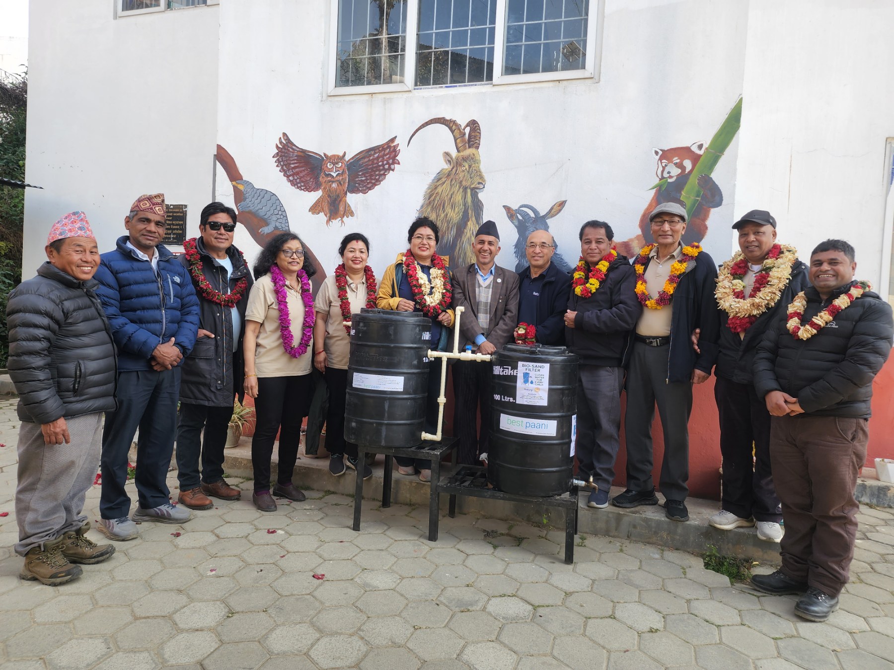 Hand over of Bio-sand water filter unit