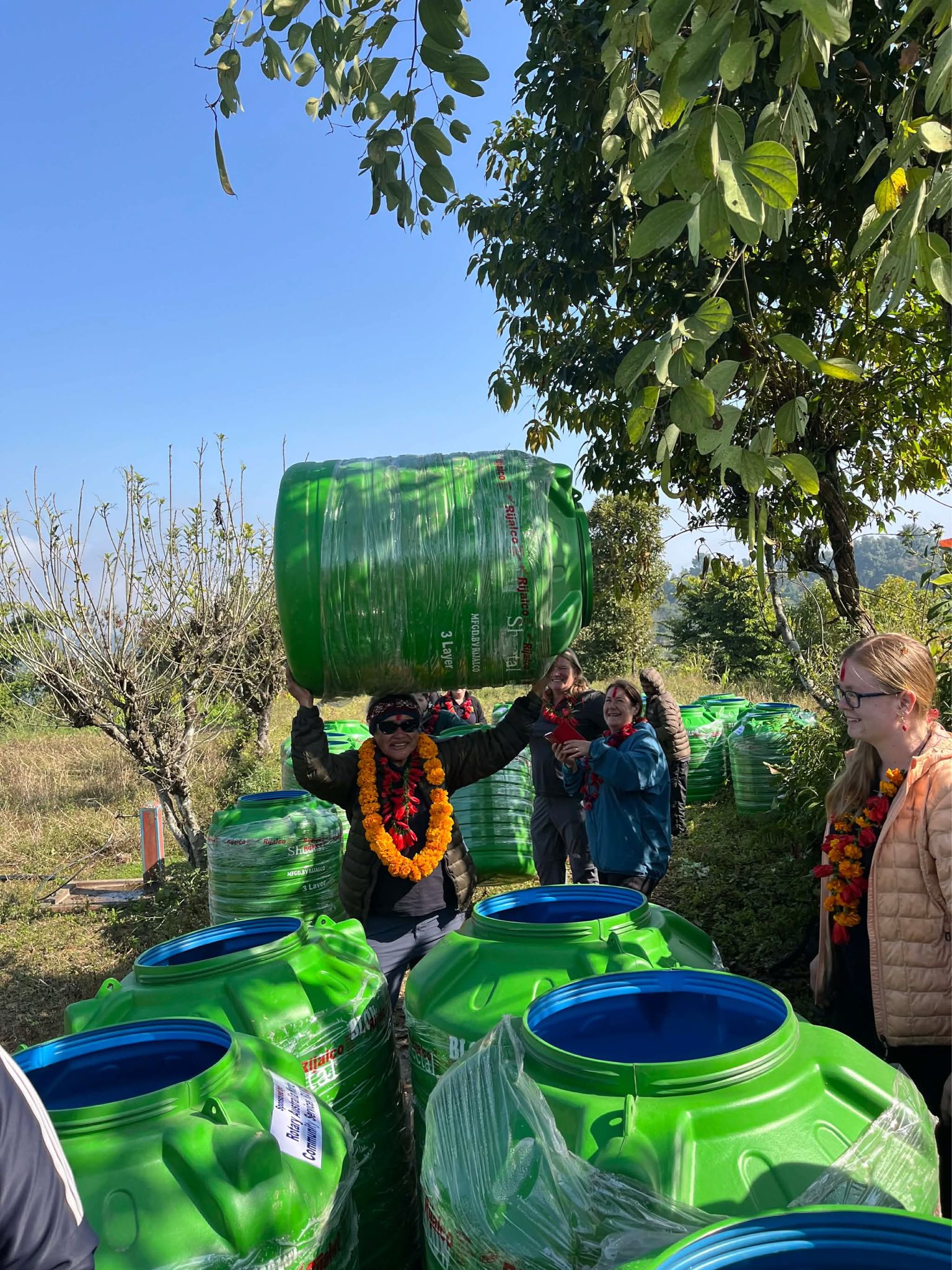 Sports material and Hill Tank distribution program