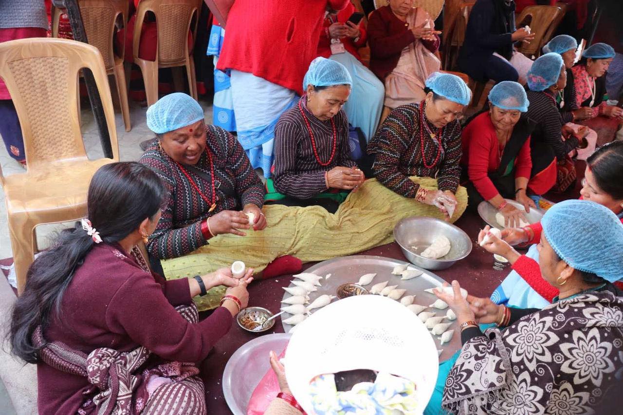 Empowering Hands Through Traditional Yomari Making