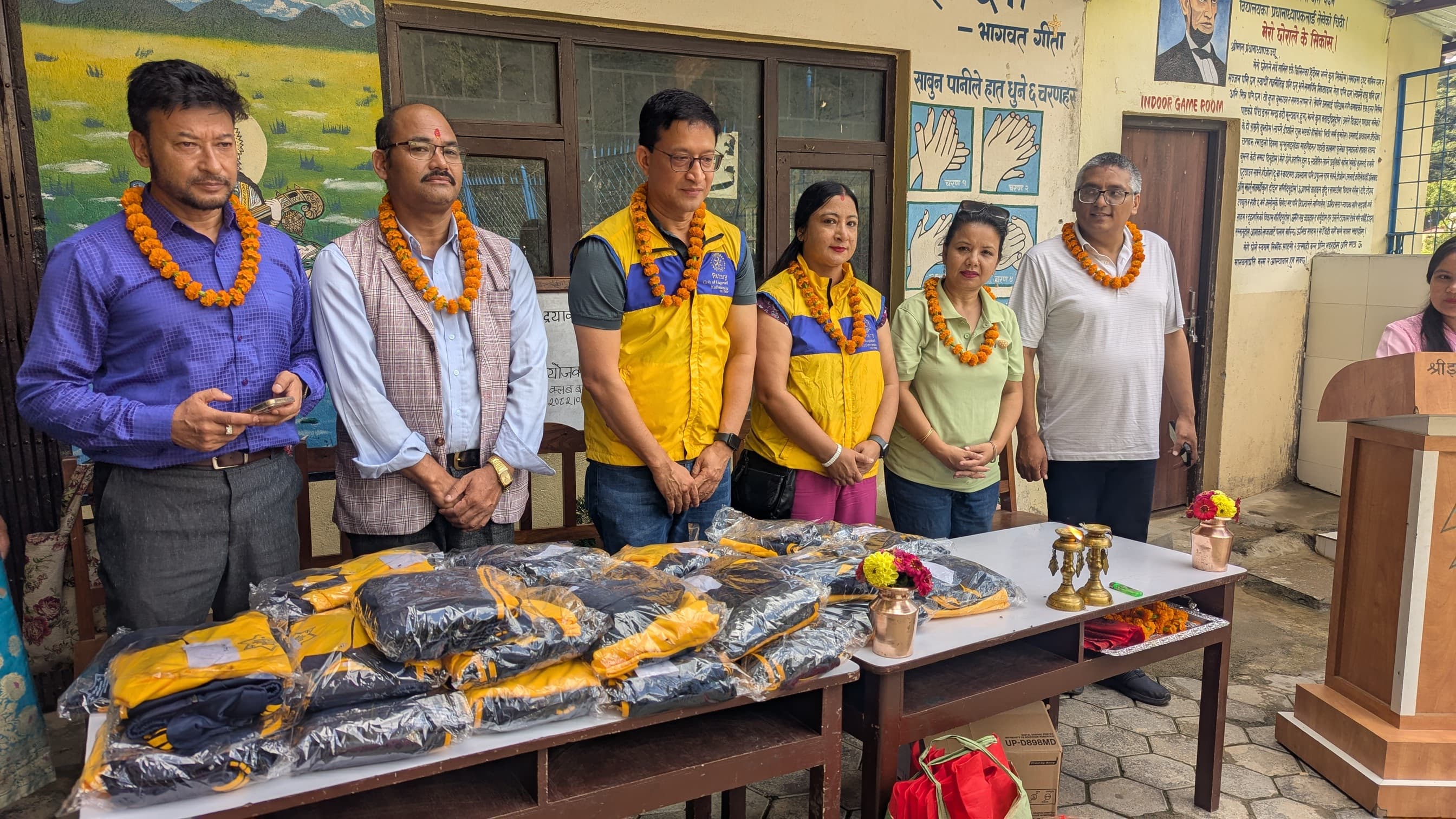 Service Project: 1 School Uniform & Stationary Distribution