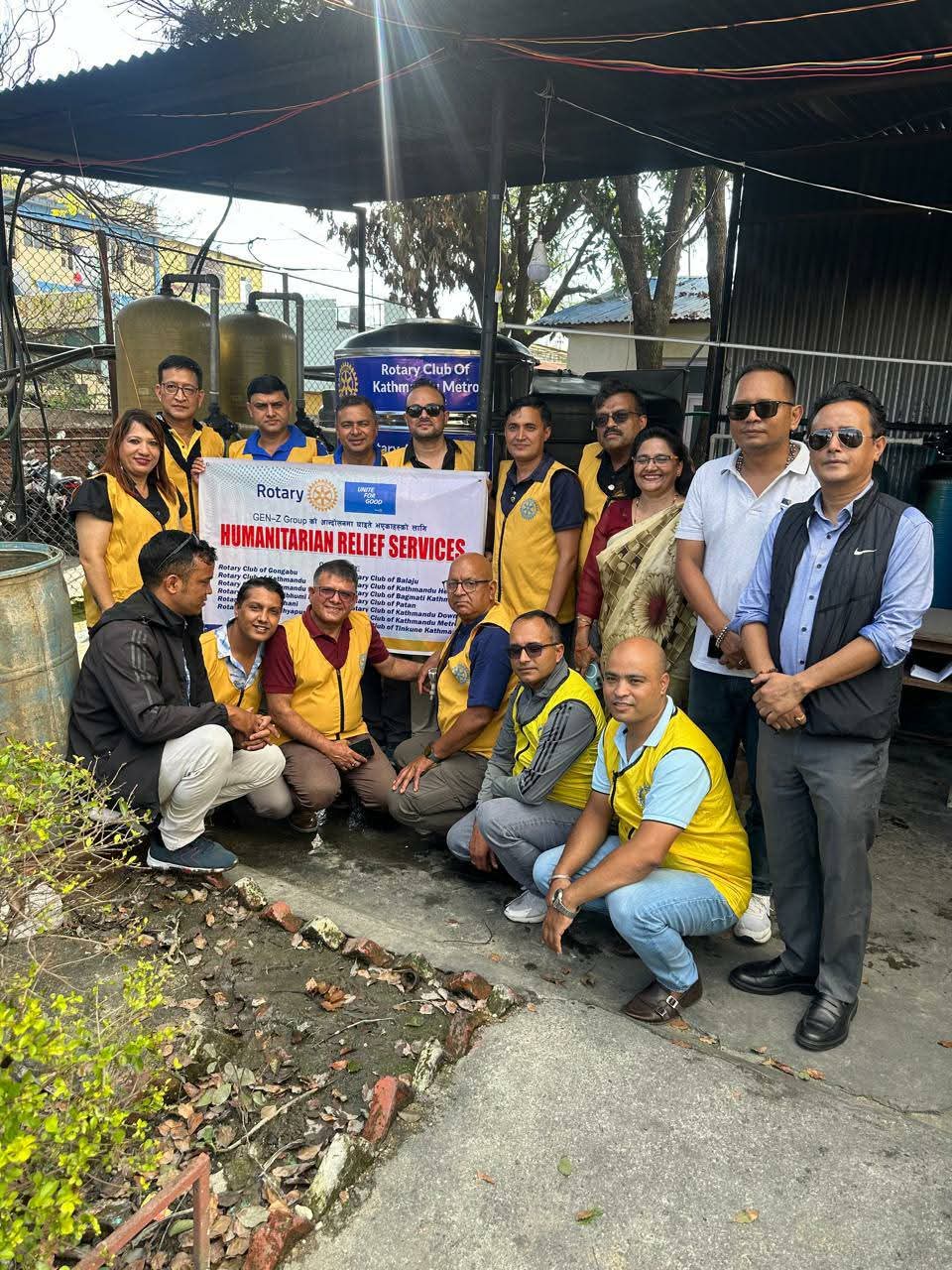 Drinking Water Plant Restored in Traffic Police Head Office