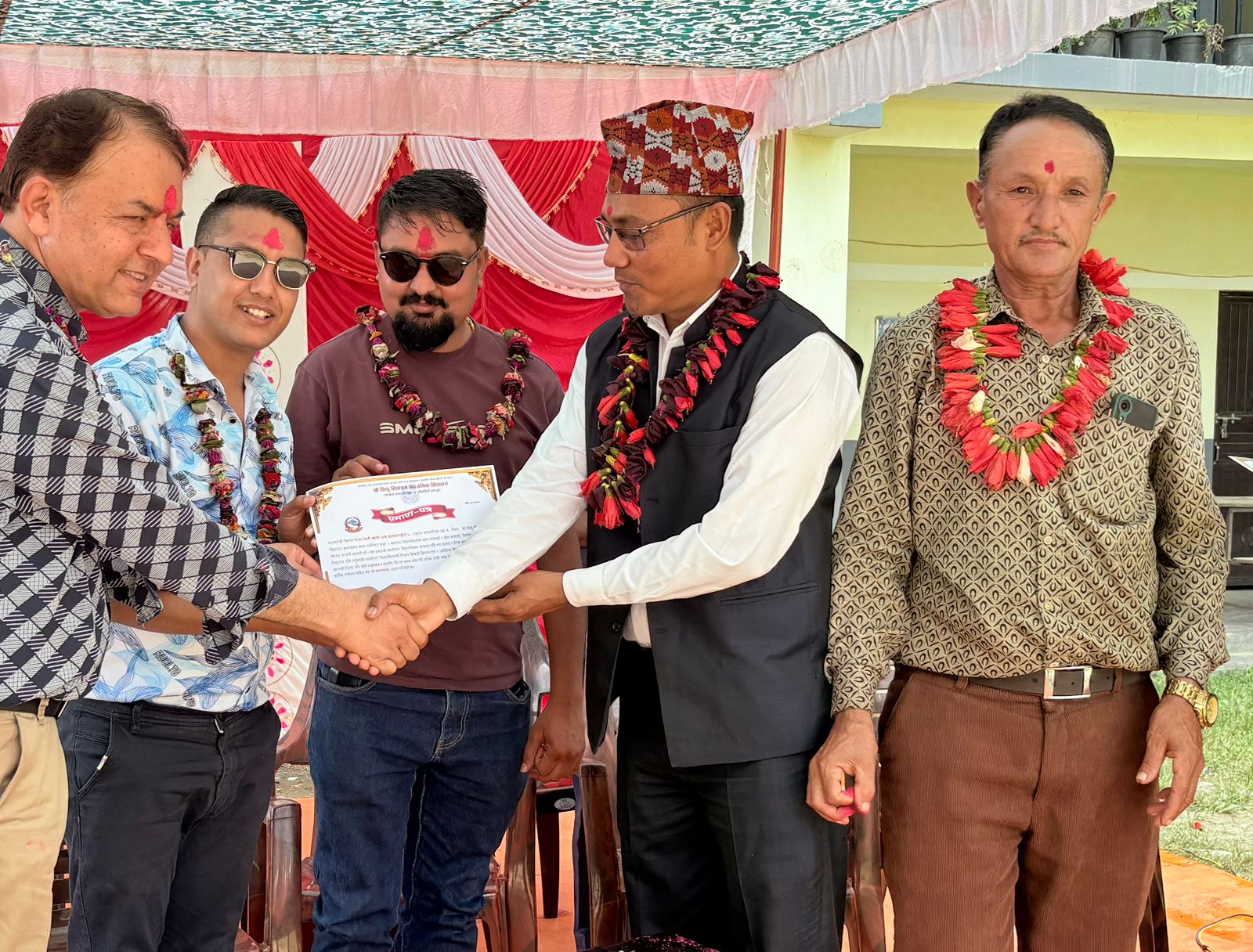 Rotary Club of Kathmandu Promotes School Attendance Through Project Jhola in Lamjung